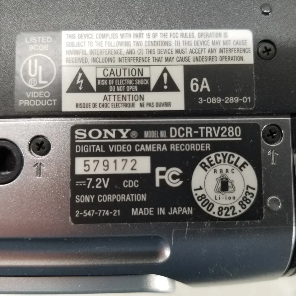 Sony compact handycam